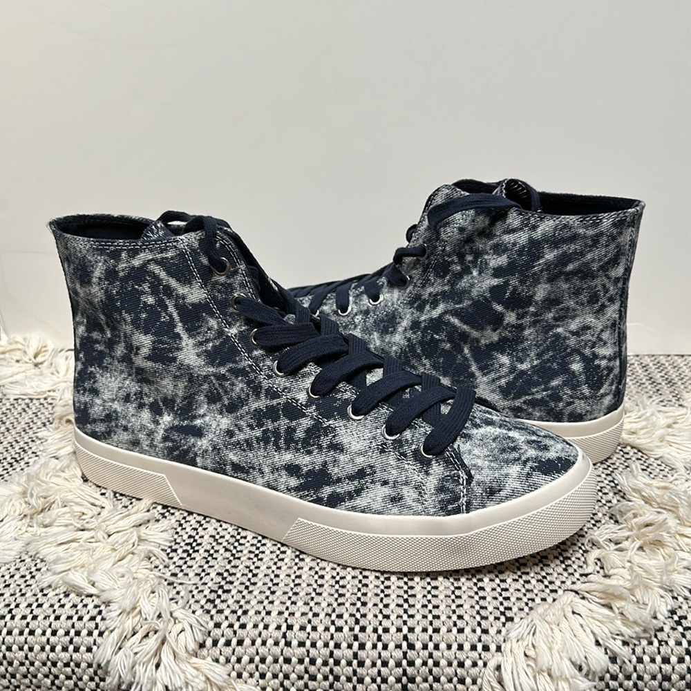 SUN + STONE Mesa Tie Dye Lace-Up High Top Sneakers